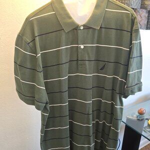 Nautica green polo shirt